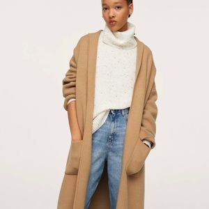 Mango Oversized Coat with pockets!